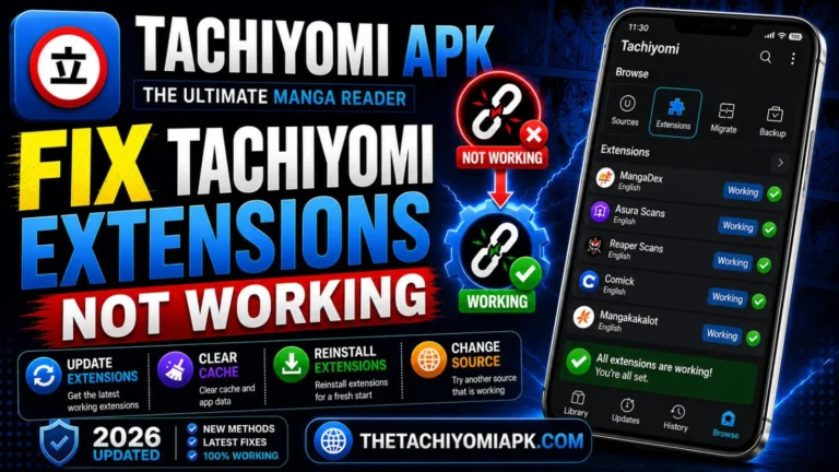 Fix Tachiyomi Extensions not working 2026